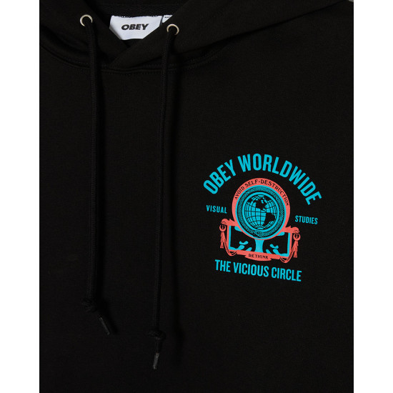 Obey Ανδρικό φούτερ Vicious Circle Hood Fleece